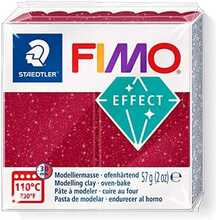 Plastiliin Fimo Effect, 57 g, sädelev punane