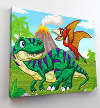 Modelino pildikomplekt Splat Planet, dinosaurused, 30x40cm