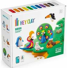 Voolimismass Hey Clay Birds, 0.535 kg, mitmevärviline