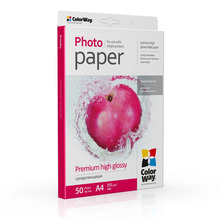 Fotopaber ColorWay Premium Highglossy PSG255050A4, A4, 255 g/m, 50 lehte