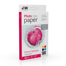 Fotopaber ColorWay Premium Highglossy PSG2550504R, 10 x 15 cm, 255 g/m, 50 lehte
