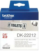 Etiketilint Brother DK22212, 62 mm, 15.24 m, valge