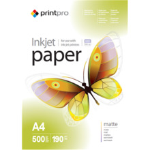 Fotopaber ColorWay PrintPro PME190500A4, A4, matt, 190 g/m, 500 lehte