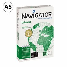 Kontoripaber Navigator Universal, A5, 80 g/m, 21 x 14.8 cm, 500 lehte