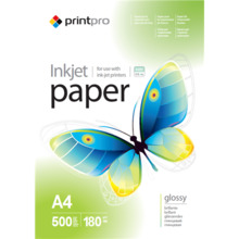 Fotopaber ColorWay PrintPro PGE180500A4, A4, läikiv, 180 g/m, 500 lehte