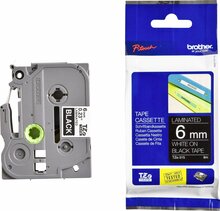 Etiketilint Brother TZe-315, 6 mm, 8 m, valge mustal