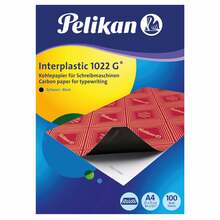 Koopiapaber Pelikan Interplastic 1022 G, A4, must, 29.7 x 21 cm, 100 lehte