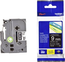 Etiketilint Brother TZe-325, 9 mm, 8 m, valge mustal