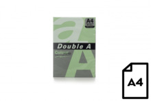 Värviline paber Double A A4, 80 g, 500 lehte, emerald