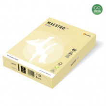 Värviline paber Maestro Color A4, 80 g/m2, 500 lehte, helekollane