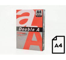 Värviline paber Double A A4, 80 g/m2, 500 lehte, punane