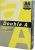 Värviline paber Double A A4, 80 g, 500 lehte, kollane