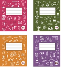 Vihik joontega Technoinform, 2. klass, A5, 70 gsm, 12 lehte