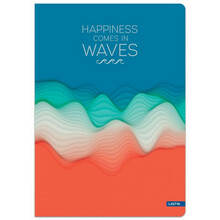 Vihik ruuduline Lastva Hard Waves, A5, 70 g, 96 lehte