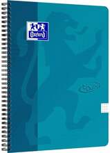 Spiraalkinnotega vihik ruuduline Oxford Touch A4+, 70 lehte, meresinine