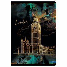 Vihik jooneline Lastva Gold City, A5, 80 g/m2, 32 lehte