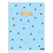 Vihik jooneline Lastva Pastel Fruits A5, 52 lehte, 80 g