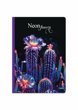 Kaustik jooneline Lastva Neon Flowers, A5, 80 g/m2, 60 lehte