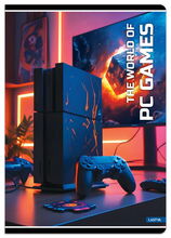Vihik jooneline Lastva PC Games, A5, 80 g/m2, 52 lehte