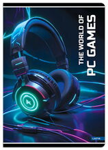 Vihik ruuduline Lastva PC Games A4, 80 g/m2, 52 lehte
