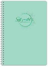 Spiraalvihik ruuduline Soft Pastel A4, 70 g/m2, 60 lehte