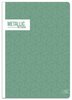 Vihik jooneline Lastva Metallic, A5+, 80 g, 24 lehte