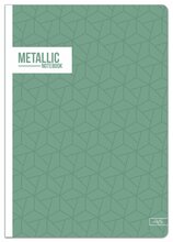 Vihik jooneline Lastva Metallic, A5+, 80 g, 24 lehte