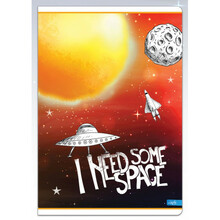 Kaustik joontega Lastva Space A5, 52 lehte, 80 g/m2