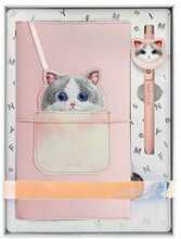 Märkmik NIMMY Big Eyed Pet 2.0 Cat, 2in1, roosa, pastapliiatsiga