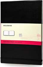 Akvarellialbum Moleskine Art Plus Watercolour Album P, 9 x 14 cm, must