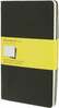 Märkmik Moleskine Cahier L, 13 x 21 cm, must, 3 tk