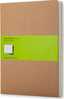 Märkmikud Moleskine Cahier, XL, 19 x 25 cm, beež, 3 tk
