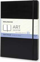 Märkmik Moleskine Sketchbooks A4, must, kõva kaas, valged lehed