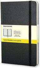 Märkmik Moleskine Classic, 9 x 14 cm, ruuduline, kõva kaas, must