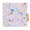 Märkmik Goldbuch Summer Meadow 44575, 17 x 17 cm, lilla, 96 lehekülge, lukuga