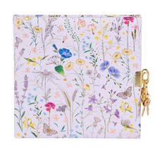 Märkmik Goldbuch Summer Meadow 44575, 17 x 17 cm, lilla, 96 lehekülge, lukuga