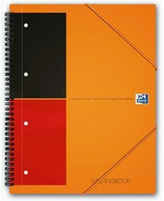 Märkmik Oxford Meeting Book A4+, 80 lehte, ruuduline, spiraalköide