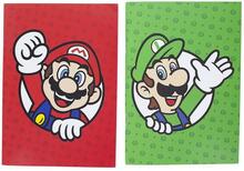 Märkmikud Pyramid International Super Mario, 2 tk, punane/roheline