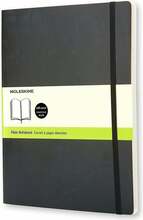 Märkmik Moleskine Classic, XL, 19 x 25 cm, pehme kaas, must