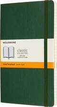 Märkmik Moleskine L, 13 x 21 cm, 192 lehekülge, metsaroheline
