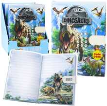 Päevik Lean Toys Diary Notebook Code Dinosaurs Melodies Colored Pages