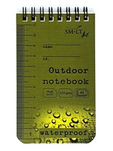 Märkmik Smlt 125x75 mm, 120 gsm, 48 lehte, ruuduline, veekindel paber