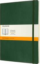 Märkmik Moleskine Classic XL, 19 x 25cm, pehme kaas, metsaroheline, 192 lehekülge