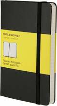 Märkmik Moleskine Classic L, 13 x 21 cm, kõva kaas, must, 240 lehte
