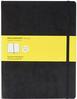 Märkmik Moleskine Classic, XL, 19 x 25 cm, pehme kaas, must, 192 lehekülge