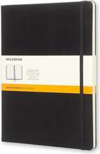 Märkmik Moleskine Classic, XL, 19 x 25 cm, kõva kaas, must