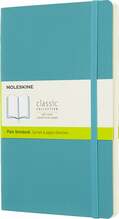 Märkmik Moleskine L, 192 lehekülge, pehme kaas, reef blue