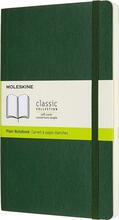 Märkmik Moleskine Classic L, 19 x 25 cm, pehme kaas, metsaroheline, 192 lehekülge