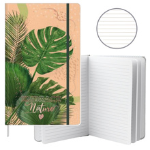Märkmik Lean Monstera Leaves Eraser A5, 80 lehte