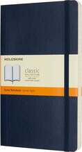 Märkmik Moleskine Classic L-line, L, 192 lehekülge, safiir, pehme kaas